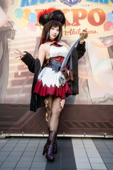 图片[2]-碧海金帆·醉梦巡礼：宮本桜携皇家财富号惊艳碧蓝航线八周年盛典-cos图咖