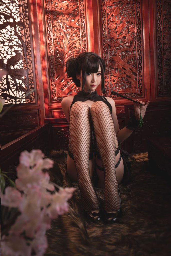 图片[2]-面饼仙儿魔女旗袍COS惊艳亮相，东方神秘美学引爆全网！-cos图咖