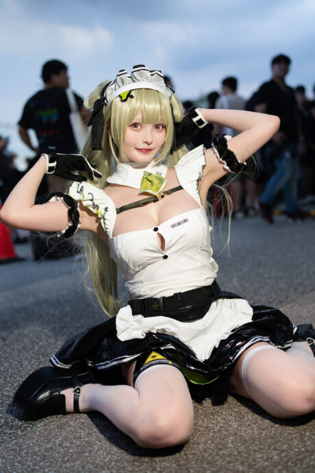 图片[2]-甜度爆表！Suzura铃木索达女仆COS燃爆FF45，治愈笑容引爆全场-cos图咖