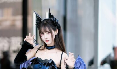 心动警报!羽生三未小恶魔COS引爆纯欲风暴,甜酷造型惊艳四座-cos图咖