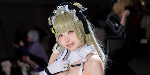 甜心女仆引爆全场!木下kino索达COS完美诠释战斗与治愈之美-cos图咖