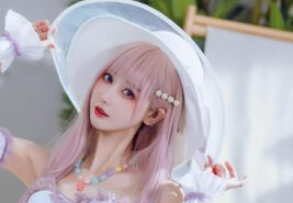 羽生三未泳装普利茅斯COS，夏日清凉造型引爆视觉盛宴！-cos图咖