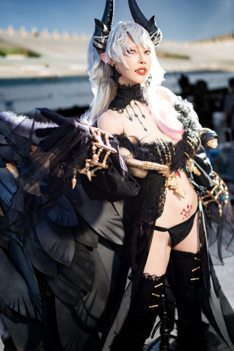 图片[3]-暗夜神话·禁忌绽放：Miu餓小璇携莉莉丝降临FF45引爆视觉革命-cos图咖