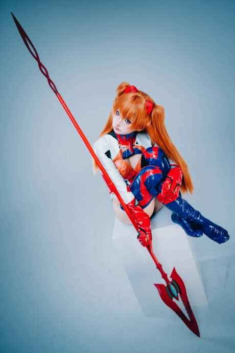 图片[2]-蠢沫沫神级还原EVA明日香，战斗女王气场全开！-cos图咖