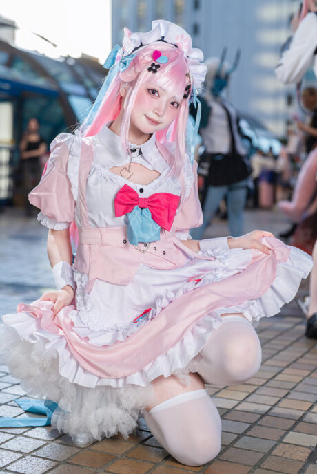 图片[4]-惊艳池袋！Coser港米拉化身猫耳女仆Sakuna，夏日漫展引爆全场-cos图咖
