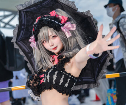 暗黑幻想降临!Nagomitei_Chu神崎兰子COS完美复刻堕天使偶像-cos图咖