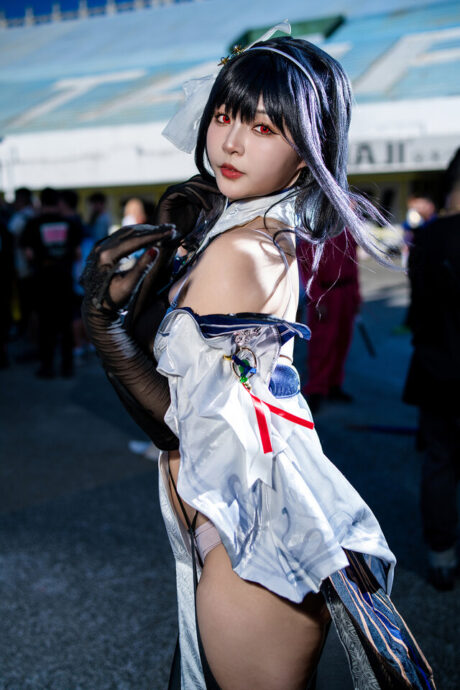 图片[3]-东方韵致完美再现！鹤葵镇海COS优雅启航，惊艳全场-cos图咖