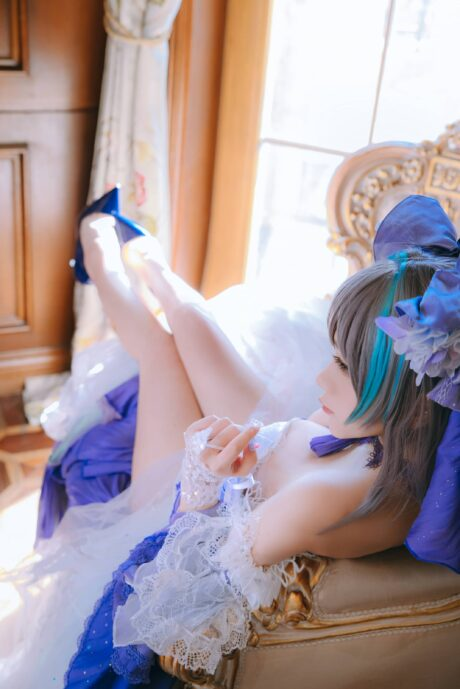 图片[2]-心动瞬间！日奈娇婚纱柴郡COS，完美诠释碧蓝航线最浪漫舰娘-cos图咖