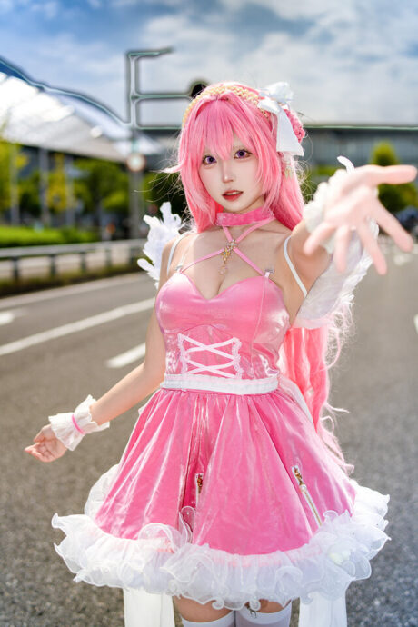 图片[4]-甜美伪装下的致命心机！Reo演绎桃乐丝COS引爆TGS焦点-cos图咖