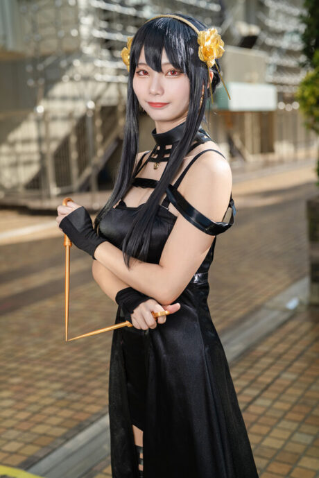 图片[2]-石黒八絵花神级还原《间谍过家家》约尔，致命魅惑惊艳池袋！-cos图咖