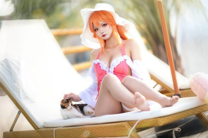伊喵君_Nya：八重神子与黎塞留泳装の双面巡礼【持续更新】-cos图咖
