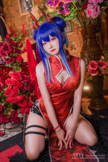 图片[2]-Arty亚缇：阿米娅与陈·岁红霞旗袍の东方绮想【持续更新】-cos图咖