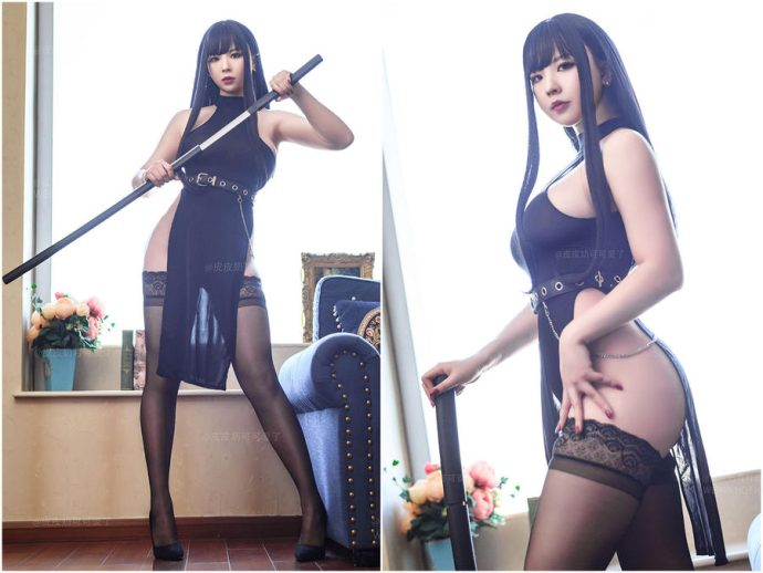 图片[4]-皮皮奶：彼女向日葵·索尼子毛衣の元气蜜语【持续更新】-cos图咖