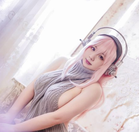 皮皮奶：彼女向日葵·索尼子毛衣の元气蜜语【持续更新】-cos图咖