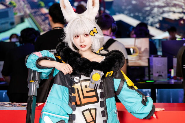 萌力席卷TGS！六二二同学化身Tafe，引爆《无限大ANANTA》国际首秀-cos图咖