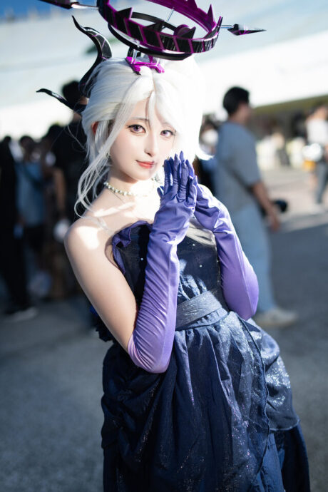 图片[4]-倦怠女王君临FF45！香港Turq_KJ.神还原《蔚蓝档案》空崎阳奈，慵懒与霸气的完美平衡-cos图咖
