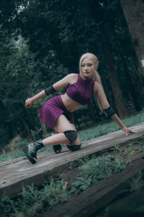 图片[3]-KhawPhod神还原《火影忍者》井野，高难度造型惊艳全场！-cos图咖