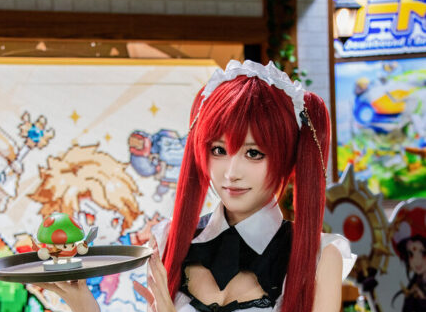 海盗甜心VS治愈女仆:千阳快起床惊艳东京电玩展-cos图咖