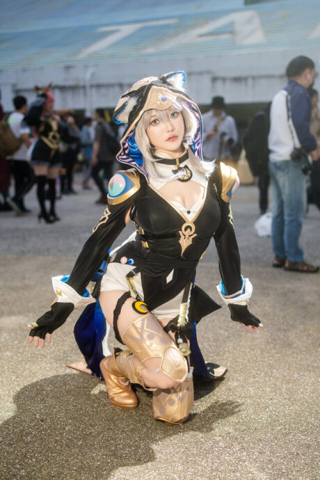 图片[1]-魅影贼星降临！DenKa殿下化身赛飞儿，于PF现场上演“偷心”戏法-cos图咖