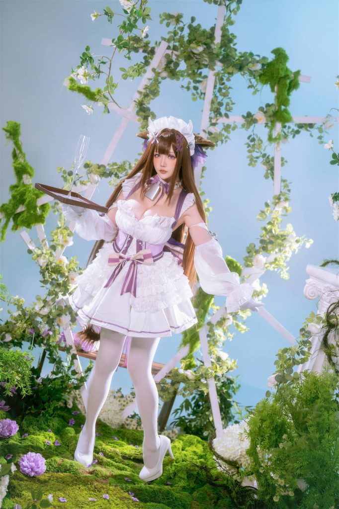 图片[3]-温柔风暴！星之迟迟化身樫野，以治愈女仆装引爆次元壁崩塌-cos图咖
