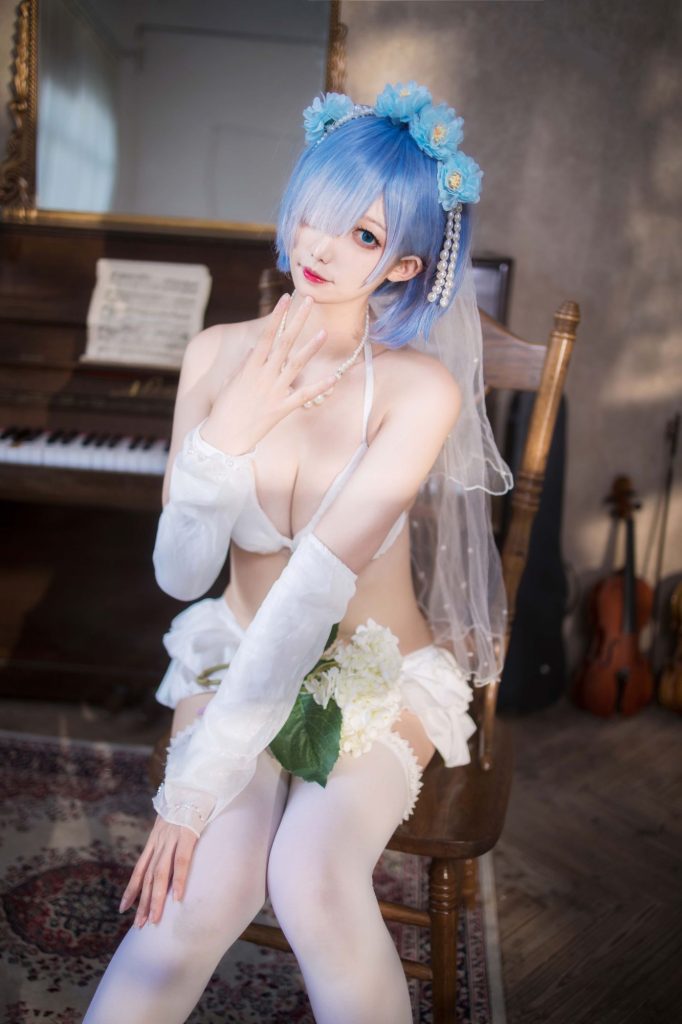 图片[3]-花嫁圣域！封疆疆v完美复刻雷姆，以绝对虔诚重塑异世界婚誓-cos图咖