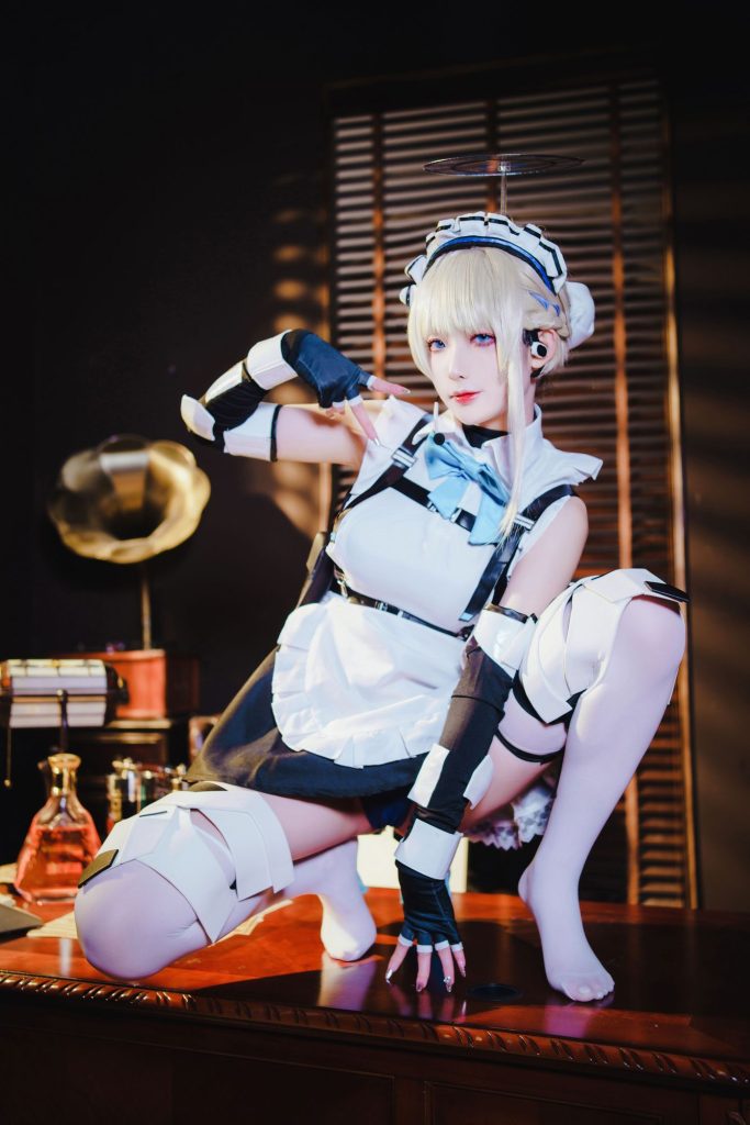 图片[3]-女仆之刃，破壁觉醒！封疆疆v诠释飞鸟马时，定义暗影特工新美学-cos图咖