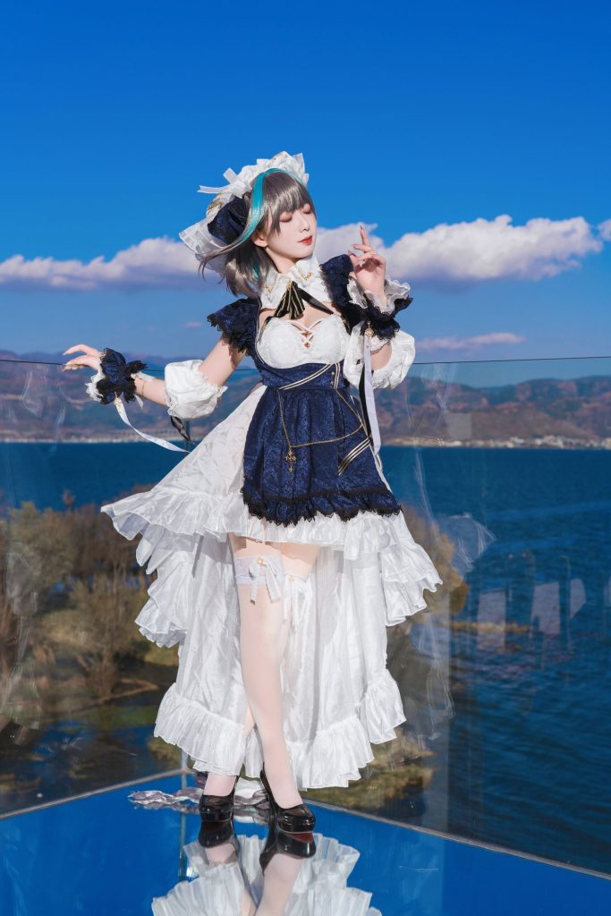 图片[6]-猫系女仆闪电战！封疆疆v蕾丝柴郡COS，以灵动定格皇家灵魂-cos图咖