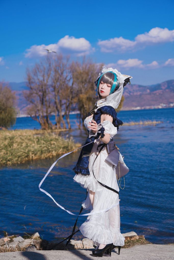 图片[5]-猫系女仆闪电战！封疆疆v蕾丝柴郡COS，以灵动定格皇家灵魂-cos图咖