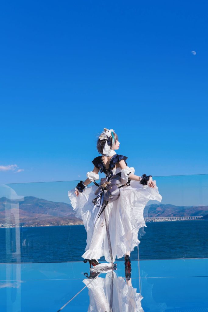 图片[3]-猫系女仆闪电战！封疆疆v蕾丝柴郡COS，以灵动定格皇家灵魂-cos图咖