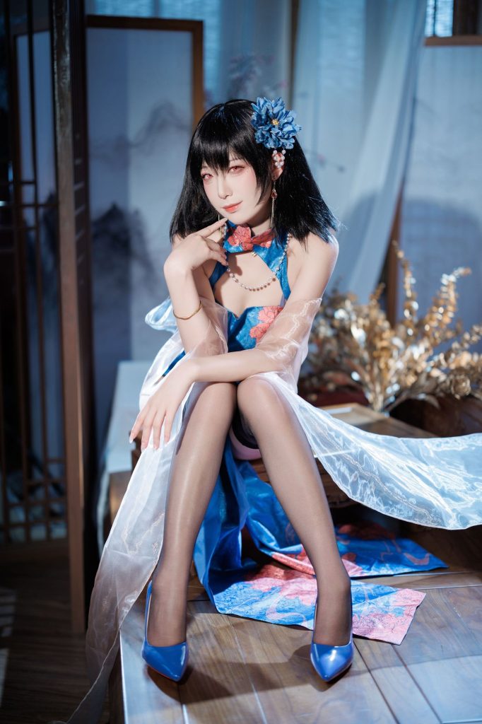 图片[3]-东煌雅韵，深海锋芒！封疆疆v旗袍建武COS，演绎舰娘至美风华-cos图咖