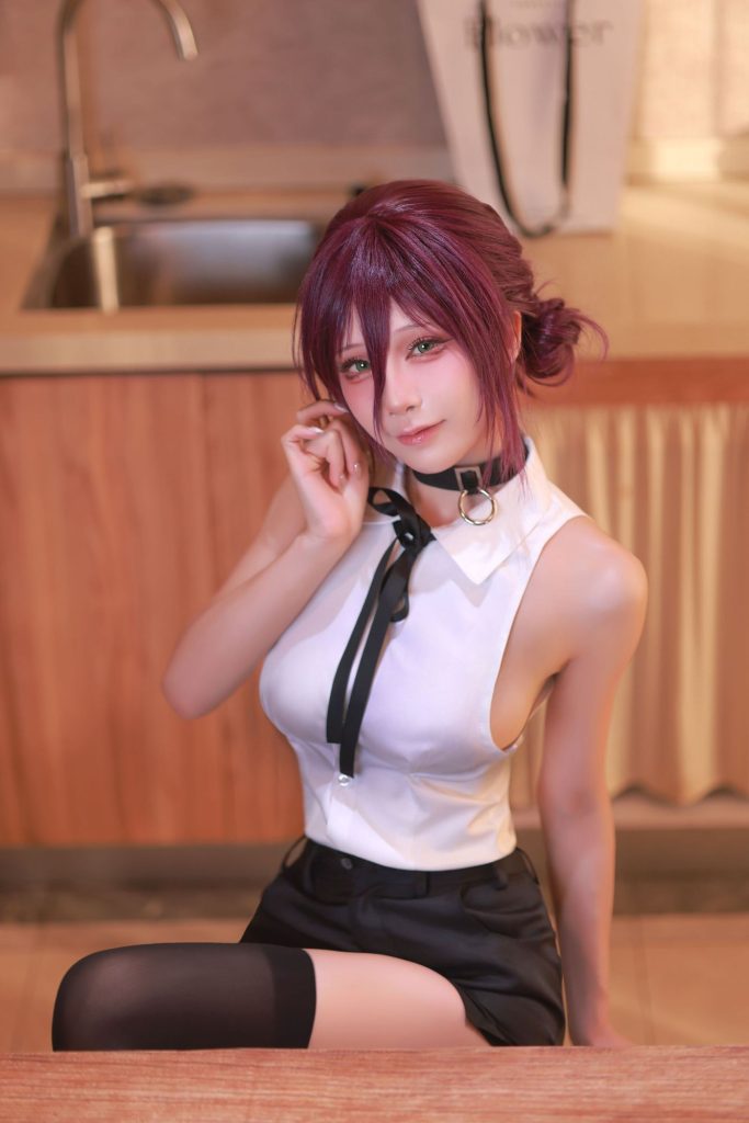 图片[2]-致命温柔引爆！水淼aqua蕾塞COS，以危险美学重塑链锯人灵魂-cos图咖