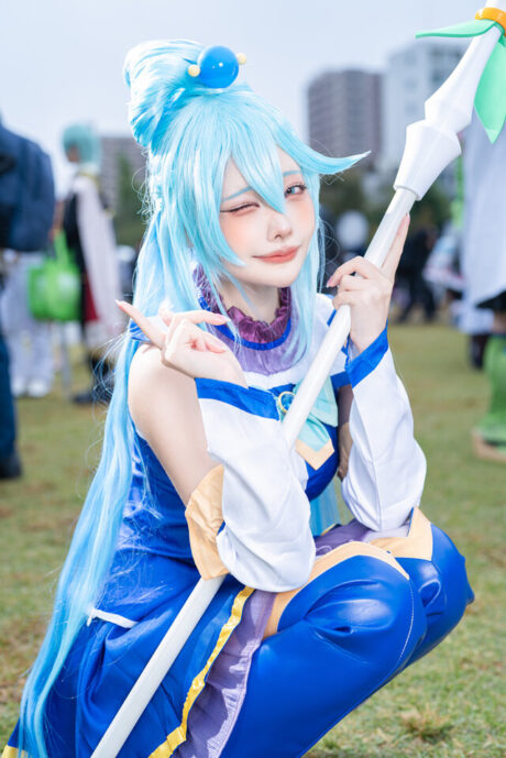 图片[4]-智障女神降临池袋！Mizuha Eto极致还原阿克娅引爆狂欢夜-cos图咖