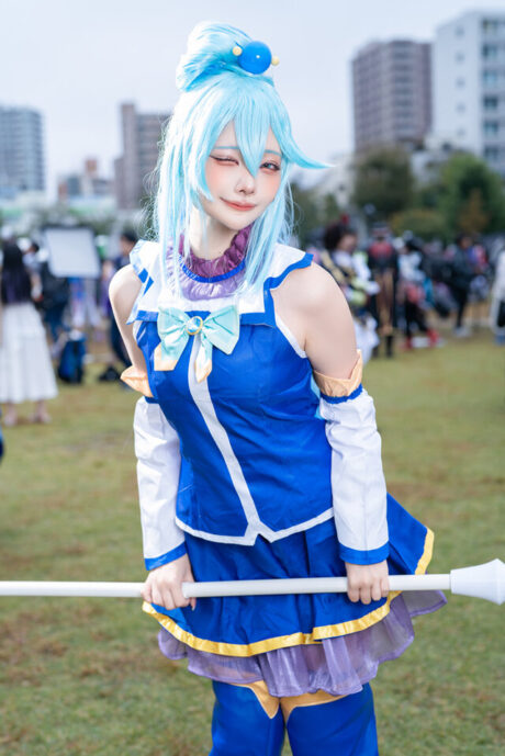 图片[2]-智障女神降临池袋！Mizuha Eto极致还原阿克娅引爆狂欢夜-cos图咖