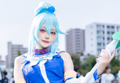 智障女神降临池袋！Mizuha Eto极致还原阿克娅引爆狂欢夜-cos图咖