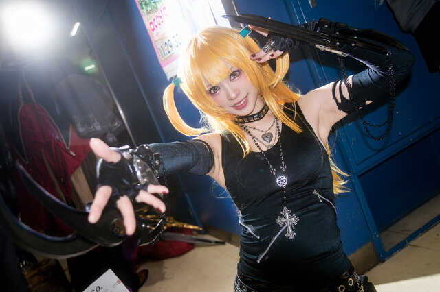 暗黑甜心降临！ARISA化身弥海砂，哥特美学引爆池袋万圣夜-cos图咖