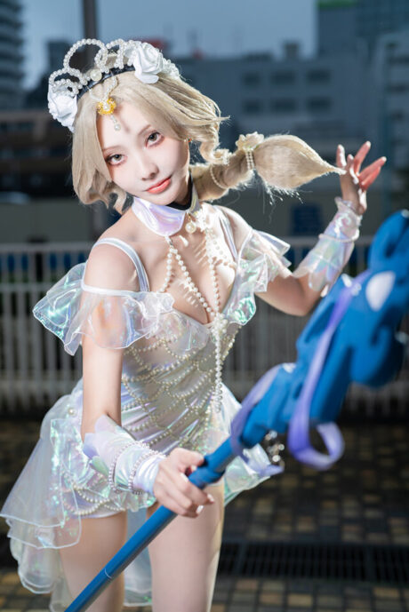 图片[4]-深渊咏叹：酒窝Ekubo化身格蕾丝，于万圣夜演绎沉静悲剧美学-cos图咖