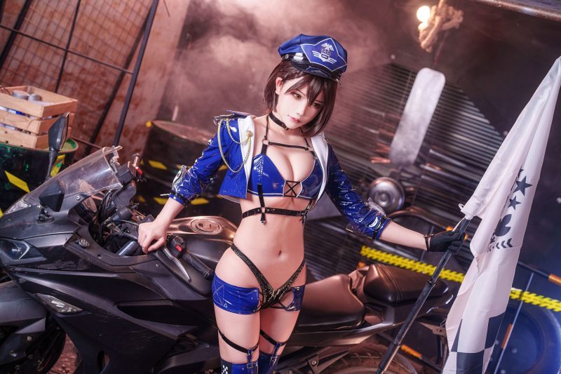 湛蓝突击：中岛莫之子i演绎碧蓝航线巴尔的摩-cos图咖