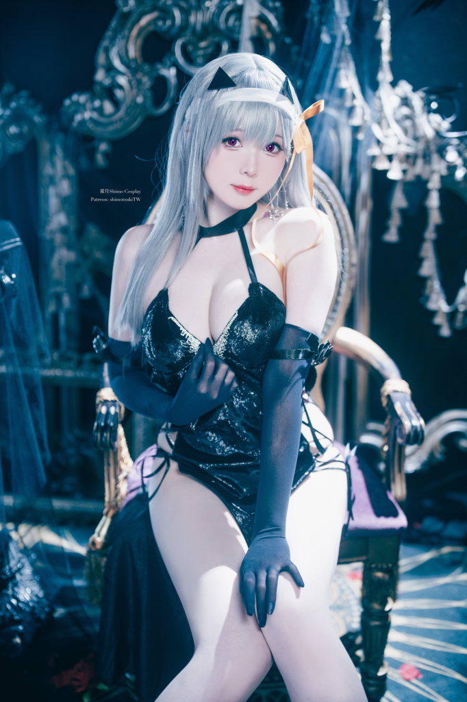 图片[2]-悲怆魅影，致命悲歌！霜月shimo化身莫达尼亚，精准捕捉妮姬的灵魂绝唱-cos图咖