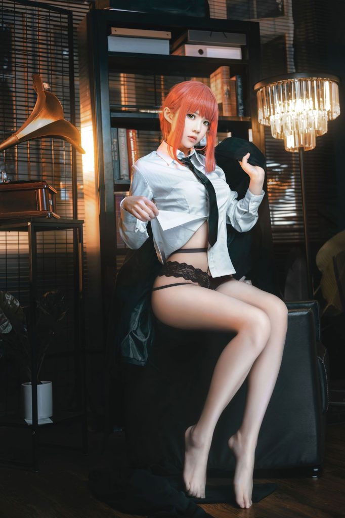 图片[2]-支配的静默弧度：桜桃喵玛奇玛的危险优雅-cos图咖