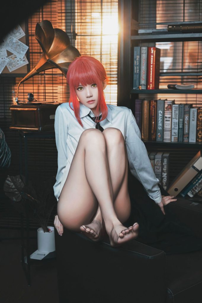 图片[4]-支配的静默弧度：桜桃喵玛奇玛的危险优雅-cos图咖