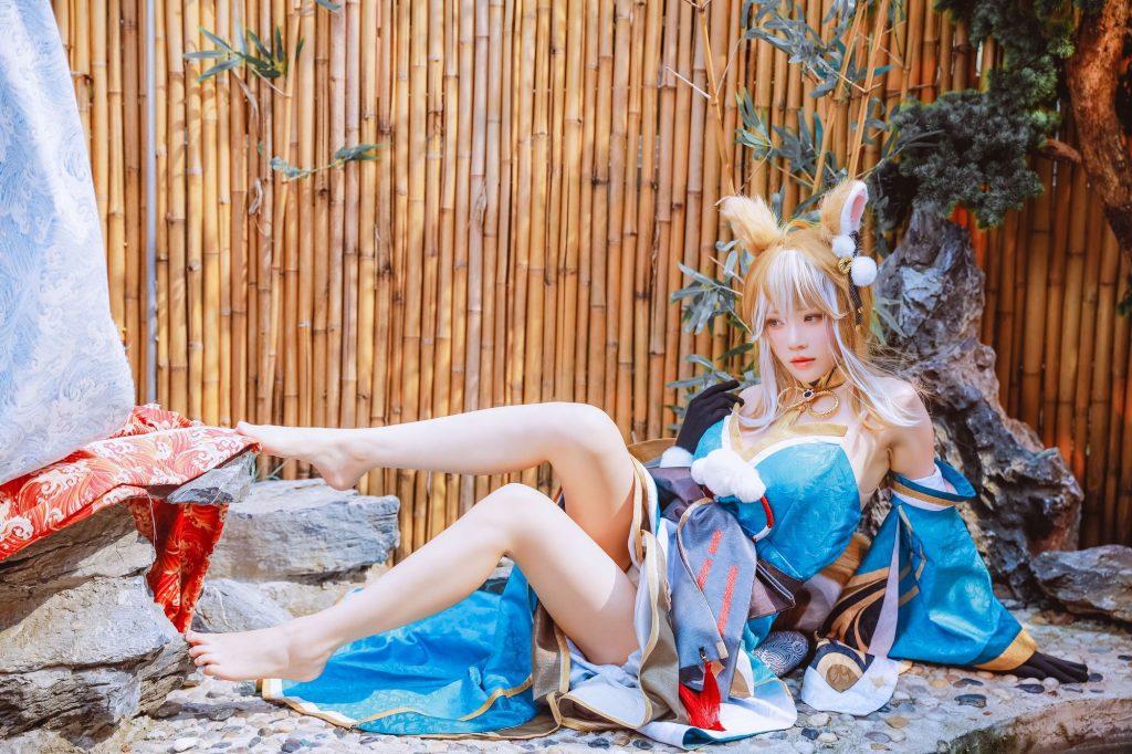 图片[1]-门扉轻启：桜桃喵希娜小姐的和风物语-cos图咖