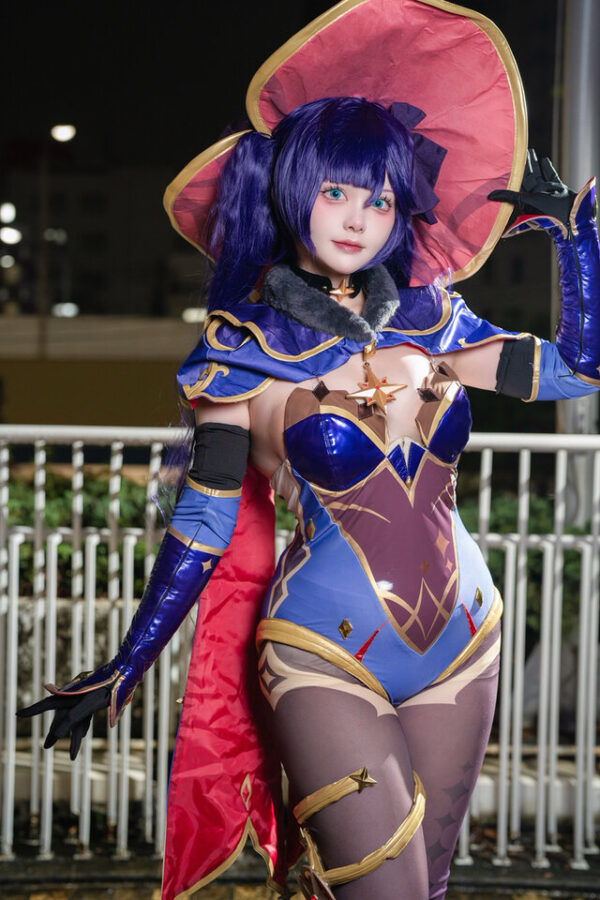 图片[2]-星夜占卜师：阿古Ako莫娜COS，神秘与性感的完美交汇-cos图咖