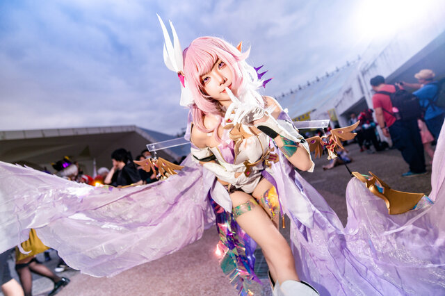 梦幻粉色妖精：四巫日モミ爱莉希雅惊艳PF43-cos图咖