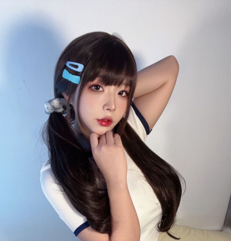 元气上线！yuuhui玉汇体操学妹演绎青春活力与健康线条-cos图咖