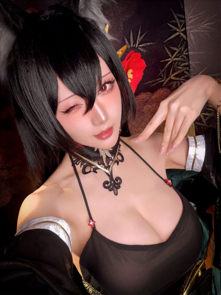 图片[2]-冷艳近江的旗袍美学：星之迟迟演绎碧蓝航线的东方张力-cos图咖