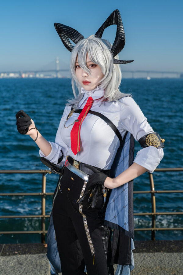 图片[2]-横滨海风中的鸣潮赞妮：Rura高还原度休闲装亮相ANIMEK-cos图咖