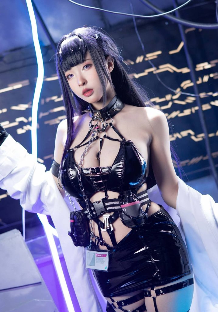 图片[3]-冷蓝实验室的理性观察者：清水由乃米哈拉的冷艳压迫-cos图咖