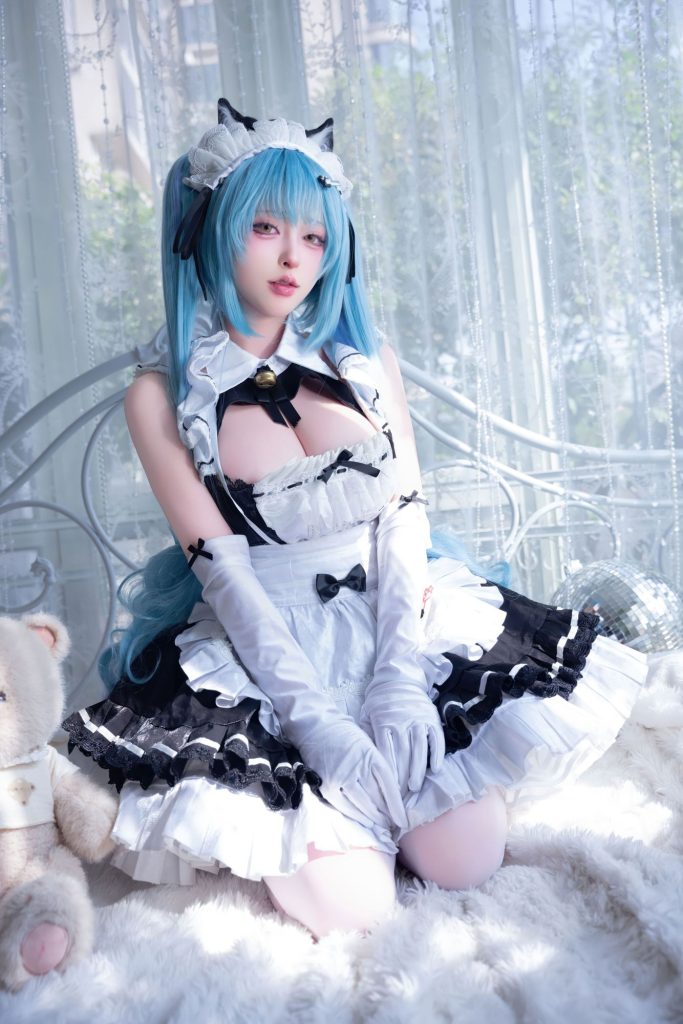 图片[3]-嘴硬心软的女仆法则：清水由乃普利瓦蒂的冷感优雅-cos图咖