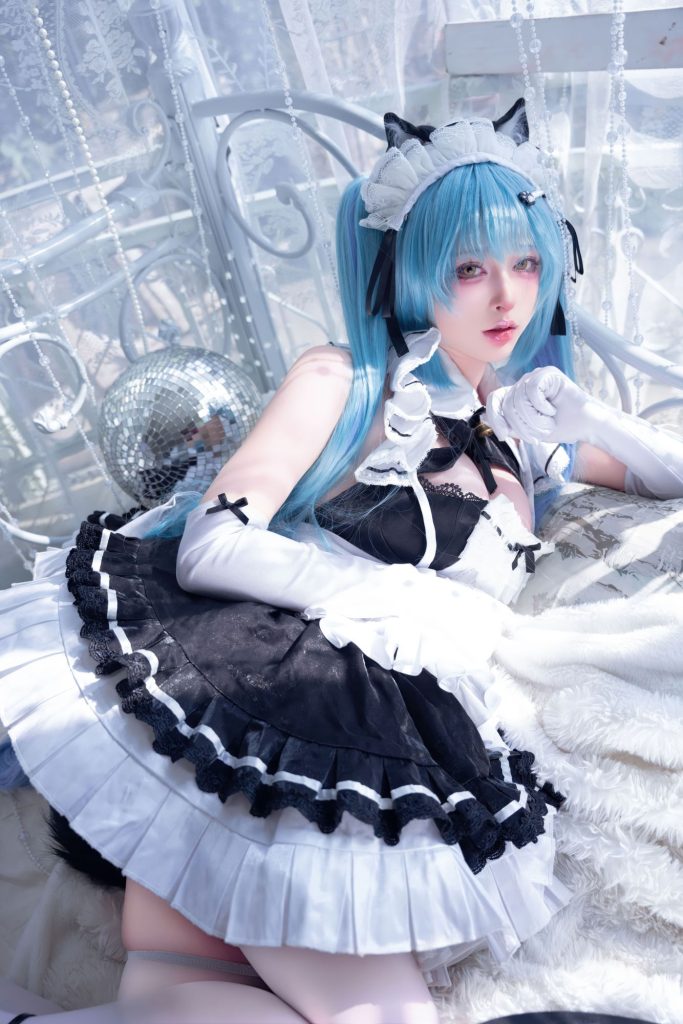 图片[2]-嘴硬心软的女仆法则：清水由乃普利瓦蒂的冷感优雅-cos图咖