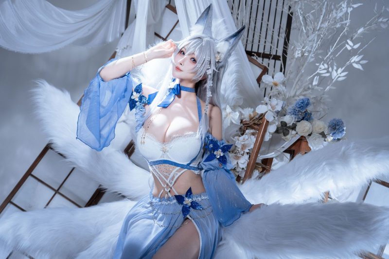 海岸线上的夏日信浓：rioko凉凉子用薄纱与浅笑织成清凉梦境-cos图咖